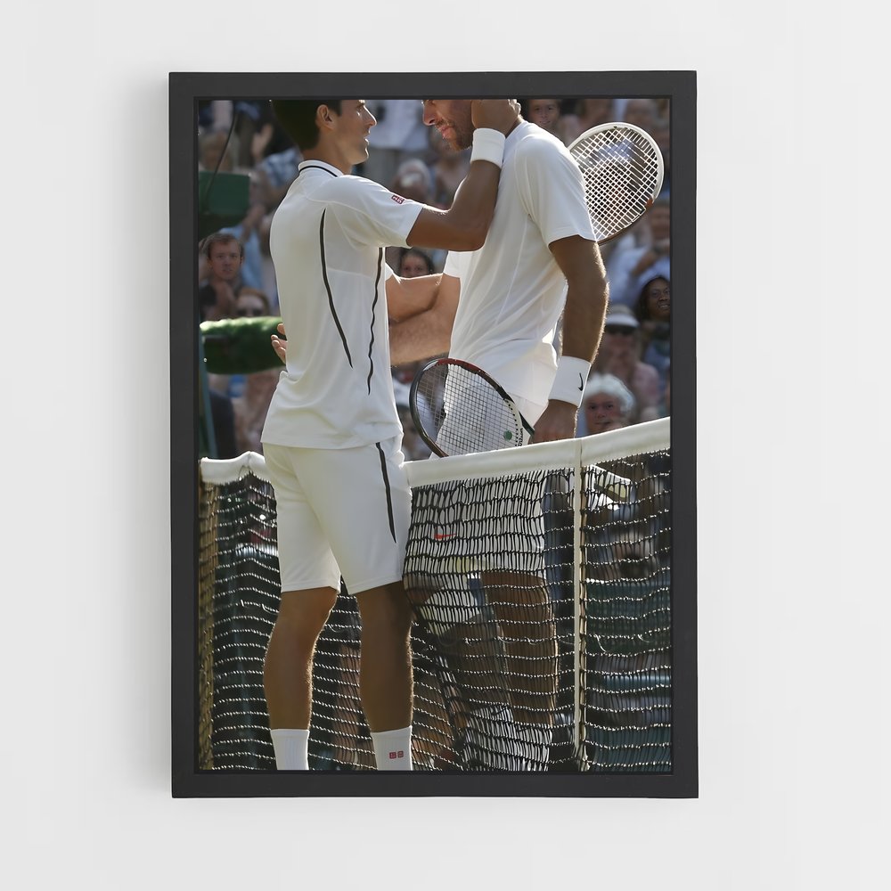 Poster Juan de martin – affiche Tennis (vue 2)